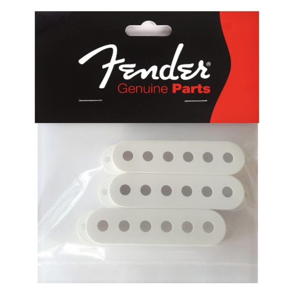 Fender Stratocaster Pickup Covers, Set of 3, White (099-2034-000)