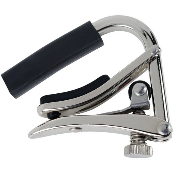 Shubb C5-R Banjo Capo for Curved Fretboards, Polished Nickel (SH-C5-R)