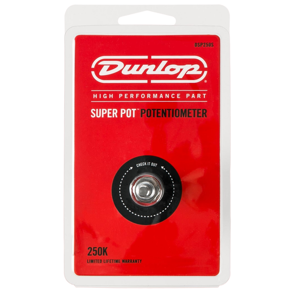 Dunlop DSP250S Super Pot 250K Solid Shaft Potentiometer (DSP250S)