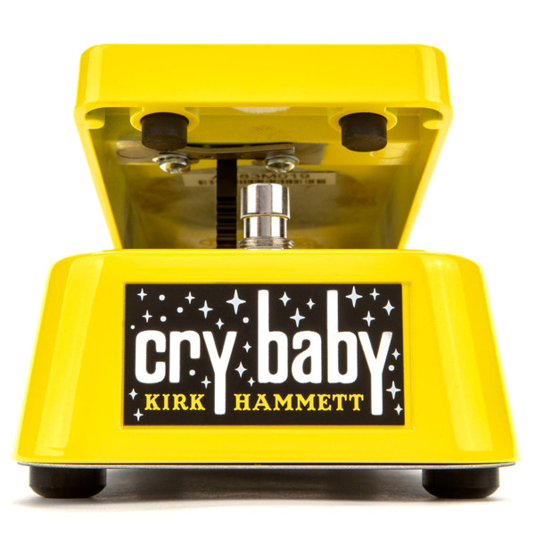 Dunlop KH95Y Kirk Hammett Cry Baby Wah Pedal Yellow Sparkle Limited Edition