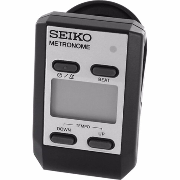 Seiko DM51S Clip-On Digital Metronome, Silver (DM51S)