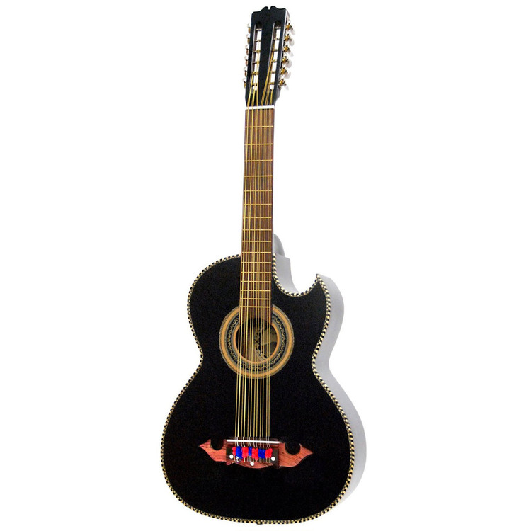 Paracho Elite Moreno Solid Cedar Top 12 String Bajo Sexto Guitar