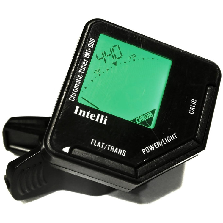 Intelli IMT900 ClipOn Chromatic Instrument Tuner with Transposing