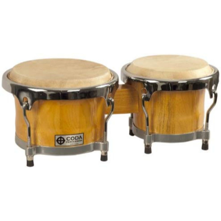 Coda DP220 Contour Rhythm Bongos, Natural