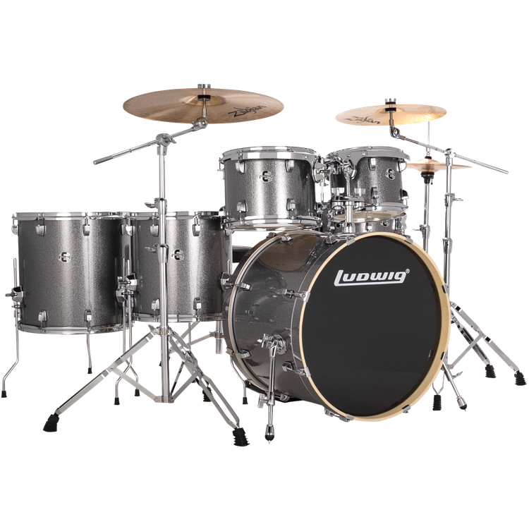 Ludwig LE622028 Element Evolution 6-Piece Drum Set with Zildjian