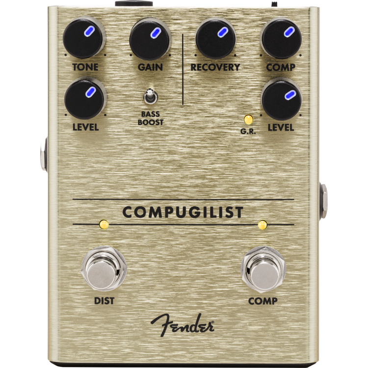 Fender Compugilist Compressor/Distortion Guitar Effects Pedal (023 