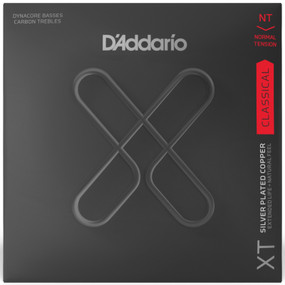 D’Addario XT Coated Dynacore/Carbon Classical Guitar Strings, Normal Tension