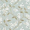 Apple Blossom - Aqua/Gilver By G P & J Baker