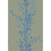 Bamboo - Blue On Khaki By Cole & Son