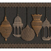 Fez - Silver & Bronze On Charcoal By Cole & Son