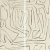 Graffito Ii - Ivory/Ebony By Groundworks