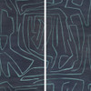 Graffito Ii - Navy By Groundworks