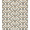 Hicks Hexagon - Gold/Taupe By Cole & Son