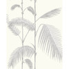 Palm Leaves - Grey/White By Cole & Son
