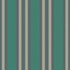 Polo Stripe - Teal/Gilver By Cole & Son