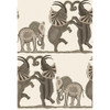 Safari Dance - Neutral & Charcoal By Cole & Son