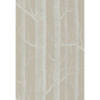 Woods - White/Taupe By Cole & Son