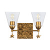 Gold Star 2 Light Bath Bar By Lucas + McKearn