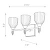 Felice 3 Light Vanity Light - LM-BB1000PC-3-F2S By Lucas + McKearn