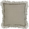 Annabelle Linen Sheer Ruffle Pillow by India's Heritage