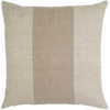 Ellora Casa by India's Heritage Sahara Linen Stripe Lumbar 14" Pillow in Natural