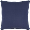Ellora Casa by India's Heritage Navy Kendall Linen Cotton Pillow