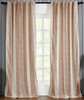 Hampton Cotton Stripes Curtain in Coral by Ellora Casa by India's Heritage