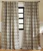 Pintuck Tiedye Curtain in Indigo by Ellora Casa by India's Heritage