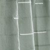 Westwood Linen Cotton Applique Curtain in Iceblue by Ellora Casa by India's Heritage