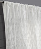 Smocking Stitch Linen Curtain in White by Ellora Casa by India's Heritage