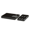 WOLF  Watch Valet with Strap Tray for Apple Watch in Black