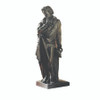 27 Inch Bronze Man Statue