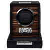 WOLF - Macassar Single Watch Winder in Black