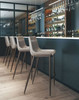 Zuo Modern - Magnus Barstool Gray & Walnut