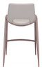 Zuo Modern - Desi Counter Stool Beige & Walnut