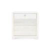 Villa & House Karen 1-Drawer Side Table Vanilla