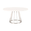 Essentials For Living - Turino 54" Round Dining Table Concrete Top