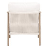 Essentials For Living - Harbor Club Chair in LiveSmart Peyton Pearl, White Rope, Smoke Gray Oak