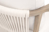 Essentials For Living - Harbor Club Chair in LiveSmart Peyton Pearl, White Rope, Smoke Gray Oak