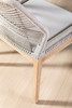 Essentials For Living - Loom Dining Chair in Platinum Rope, Light Gray, Natural Gray Mahogany