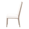 Essentials For Living Martin Dining Chair in LiveSmart Peyton Pearl, Natural Gray (Set of 2)