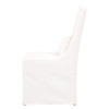 Essentials For Living Colette Slipcover Dining Chair in LiveSmart Peyton Pearl (Set of 2)
