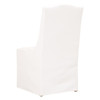 Essentials For Living Colette Slipcover Dining Chair in LiveSmart Peyton Pearl (Set of 2)