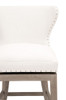Essentials For Living Milton Swivel Counter Stool in LiveSmart Peyton Pearl, Natural Gray Ash (Set of 2)