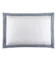 Bovi - Malone Collection - MALONE Boudoir shams white/french blue