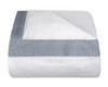 Bovi - Malone Collection - MALONE Twin duvet cover white/french blue