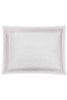 Bovi - Lagos Collection - LAGOS King shams white/light pink