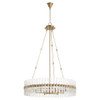 Nobel 6-Light Chandelier - Aged Brass by Cyan Design