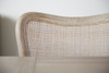 Essentials For Living Cela Dining Chair in Bisque, Natural Gray Oak, Natural Gray Cane