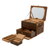WOLF - Ida Trunk Jewellery Box in Khaki